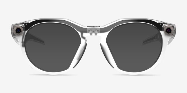 Oakley Meta HSTN Clear Plastic from EyeBuyDirect, with Tinted Lenses