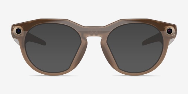 Oakley Meta HSTN Brown Smoke Plastic from EyeBuyDirect, with Tinted Lenses