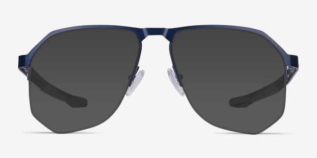 Oakley Tenon Matte Midnight TitaniumEyeglass Frames from EyeBuyDirect, with Tinted Lenses
