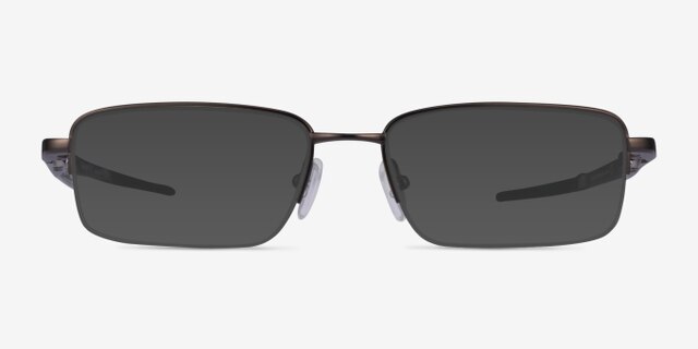 Oakley Gauge 5.1 Gunmetal TitaniumEyeglass Frames from EyeBuyDirect, with Tinted Lenses