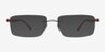 Ray-Ban RB8694 Gunmetal Red TitaniumEyeglass Frames from EyeBuyDirect, with Tinted Lenses