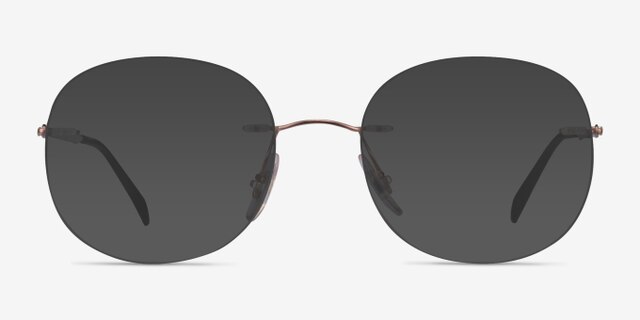 Ray-Ban RB8747 Bronze TitaniumEyeglass Frames from EyeBuyDirect, with Tinted Lenses