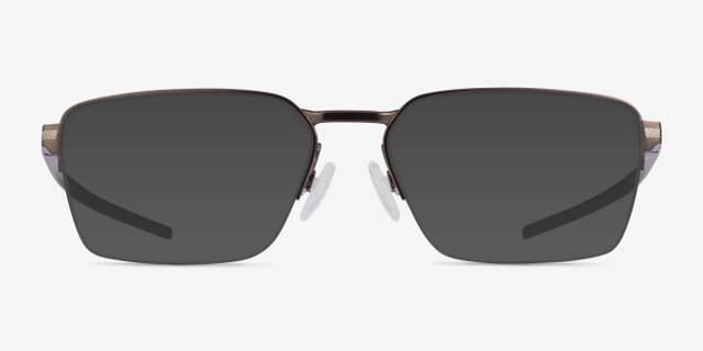 Oakley Sway Bar 0.5 Bronze TitaniumEyeglass Frames from EyeBuyDirect, with Tinted Lenses