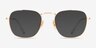 Ray-Ban RB8157V Frank Gold TitaniumEyeglass Frames from EyeBuyDirect, with Tinted Lenses
