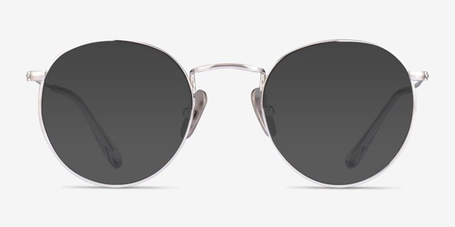 Ray-Ban RB8247V Silver TitaniumEyeglass Frames from EyeBuyDirect, with Tinted Lenses