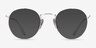 Ray-Ban RB8247V Silver TitaniumEyeglass Frames from EyeBuyDirect, with Tinted Lenses