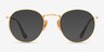 Ray-Ban RB8247V Gold TitaniumEyeglass Frames from EyeBuyDirect, with Tinted Lenses