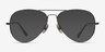 Ray-Ban RB8789 Gunmetal TitaniumMontures de lunettes de vue d'EyeBuyDirect, Avec des Verres Teintés