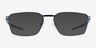 Oakley Sway Bar Matte Navy TitaniumEyeglass Frames from EyeBuyDirect, with Tinted Lenses