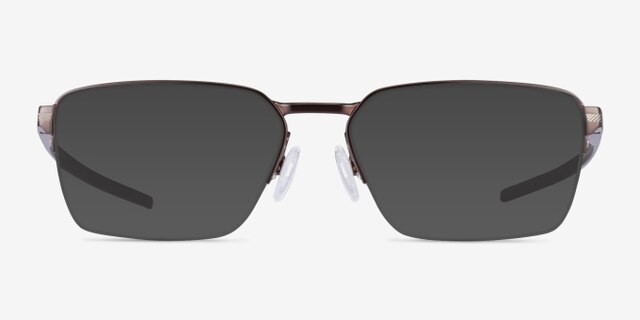 Oakley Sway Bar 0.5 Matte Gunmetal TitaniumEyeglass Frames from EyeBuyDirect, with Tinted Lenses