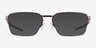 Oakley Sway Bar 0.5 Matte Gunmetal TitaniumEyeglass Frames from EyeBuyDirect, with Tinted Lenses