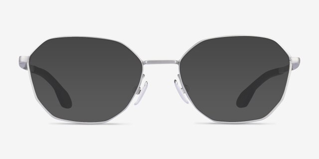 Oakley Sobriquet Matte Gray TitaniumEyeglass Frames from EyeBuyDirect, with Tinted Lenses