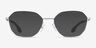 Oakley Sobriquet Matte Gray TitaniumEyeglass Frames from EyeBuyDirect, with Tinted Lenses