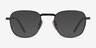 Ray-Ban RB8258V Frank Shiny Black TitaniumEyeglass Frames from EyeBuyDirect, with Tinted Lenses