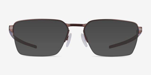 Oakley Sway Bar 0.5 Matte Bronze TitaniumEyeglass Frames from EyeBuyDirect, with Tinted Lenses