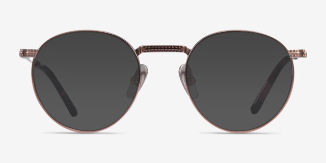 Ray-Ban RB8237V Rose Gold TitaniumEyeglass Frames from EyeBuyDirect, with Tinted Lenses