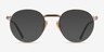 Ray-Ban RB8237V Shiny Gold TitaniumEyeglass Frames from EyeBuyDirect, with Tinted Lenses