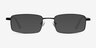 Chistopol Noir MétalMontures de lunettes de vue d'EyeBuyDirect, Avec des Verres Teintés