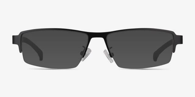 Lewis Black MetalEyeglass Frames from EyeBuyDirect, with Tinted Lenses
