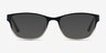 Adrien Noir MétalMontures de lunettes de vue d'EyeBuyDirect, Avec des Verres Teintés
