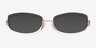Aisha Brown MetalEyeglass Frames from EyeBuyDirect, with Tinted Lenses