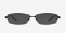Cassi Black MetalEyeglass Frames from EyeBuyDirect, with Tinted Lenses