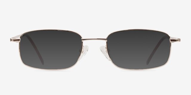 Florian Golden MetalEyeglass Frames from EyeBuyDirect, with Tinted Lenses