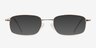 Florian Golden MetalEyeglass Frames from EyeBuyDirect, with Tinted Lenses