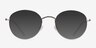 Cupertino Silver MetalEyeglass Frames from EyeBuyDirect, with Tinted Lenses