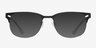 Merrion Black MetalEyeglass Frames from EyeBuyDirect, with Tinted Lenses