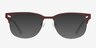 Merrion Coffee MetalEyeglass Frames from EyeBuyDirect, with Tinted Lenses