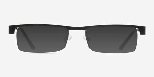 Brycen Black MetalEyeglass Frames from EyeBuyDirect, with Tinted Lenses