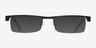 Brycen Black MetalEyeglass Frames from EyeBuyDirect, with Tinted Lenses