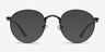 Fitzgerald Matte Black And Tortoise MetalEyeglass Frames from EyeBuyDirect, with Tinted Lenses
