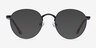 Fitzgerald Black MetalEyeglass Frames from EyeBuyDirect, with Tinted Lenses