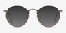 Basquiat Tortoise MetalEyeglass Frames from EyeBuyDirect, with Tinted Lenses