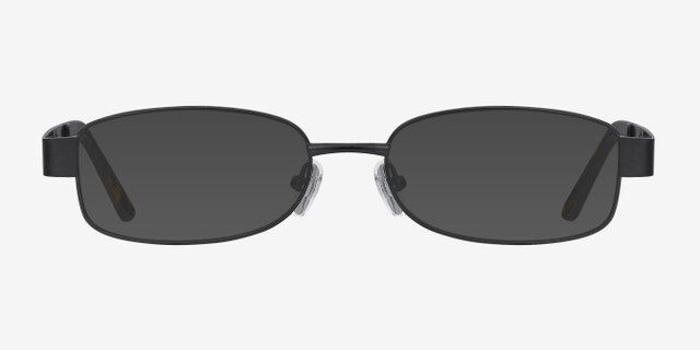 Angeline Black MetalEyeglass Frames from EyeBuyDirect, with Tinted Lenses