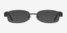 Angeline Black MetalEyeglass Frames from EyeBuyDirect, with Tinted Lenses