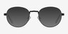 Belleville Matte Black MetalEyeglass Frames from EyeBuyDirect, with Tinted Lenses