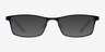Bradford Noir MétalMontures de lunettes de vue d'EyeBuyDirect, Avec des Verres Teintés