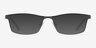 Bradford Gunmetal MetalEyeglass Frames from EyeBuyDirect, with Tinted Lenses