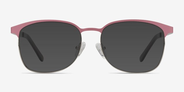 Dancer Pink & Silver MetalEyeglass Frames from EyeBuyDirect, with Tinted Lenses