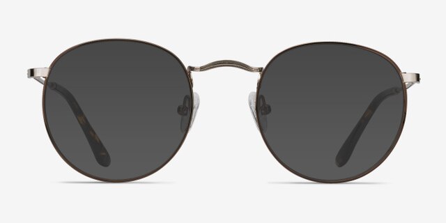 Daydream Brown Golden MetalEyeglass Frames from EyeBuyDirect, with Tinted Lenses