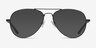 Nantes Black MetalEyeglass Frames from EyeBuyDirect, with Tinted Lenses