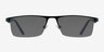 Kuihelani Black & Navy MetalEyeglass Frames from EyeBuyDirect, with Tinted Lenses
