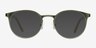Outline Matte Steel & Acetate AcetateEyeglass Frames from EyeBuyDirect, with Tinted Lenses