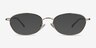 Prima Silver MetalEyeglass Frames from EyeBuyDirect, with Tinted Lenses