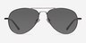 Nantes Argenté MétalMontures de lunettes de vue d'EyeBuyDirect, Avec des Verres Teintés