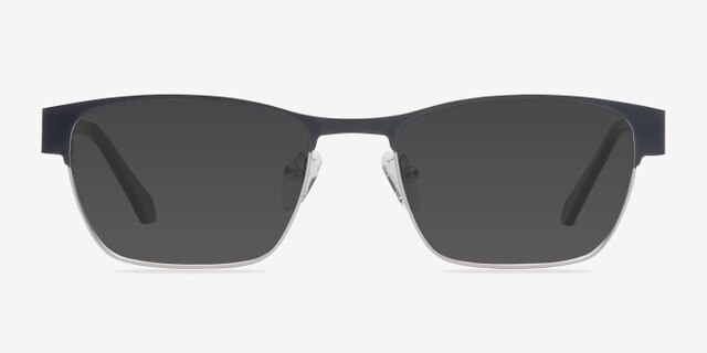 Admire Black Silver MétalMontures de lunettes de vue d'EyeBuyDirect, Avec des Verres Teintés