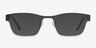 Admire Black Silver MétalMontures de lunettes de vue d'EyeBuyDirect, Avec des Verres Teintés
